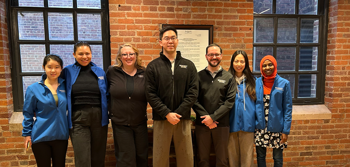 PhD students on Jacket Day