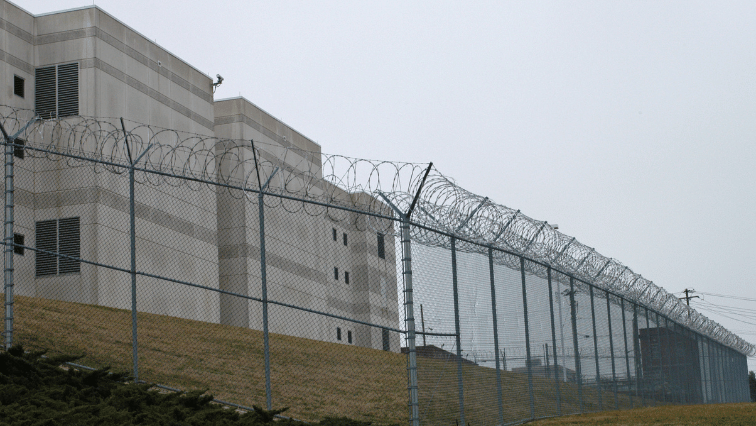 A picture of a prison exterior 