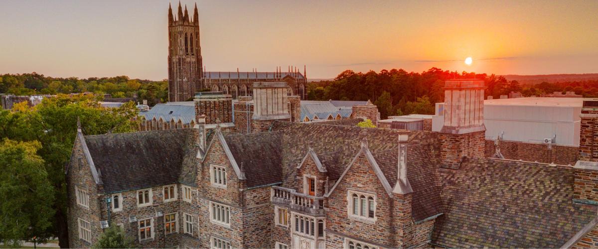 West Campus Buildings at Dusk