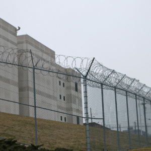 A picture of a prison exterior 
