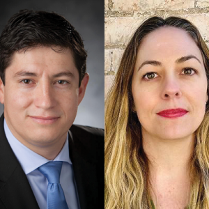 Headshots of Diego V. Bohórquez, PhD, associate professor of medicine, and Lauren Brinkley-Rubinstein, PhD, associate professor in population health sciences